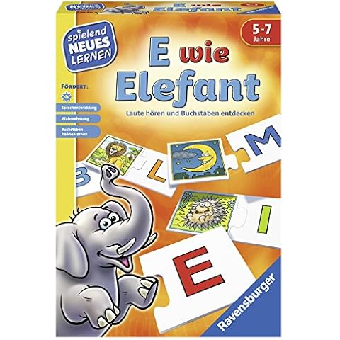 Ravensburger 24951 - E wie Elefant - Spielen und Lernen für Kinder Cover
