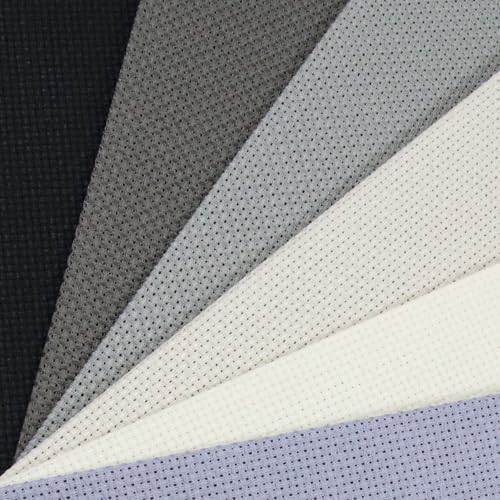 Image of KCS 6 pc of 12 inch x 18 inch (30cmx45cm) Counted Cotton Aida Cloth Cross Stitch Fabric (14CT-I)