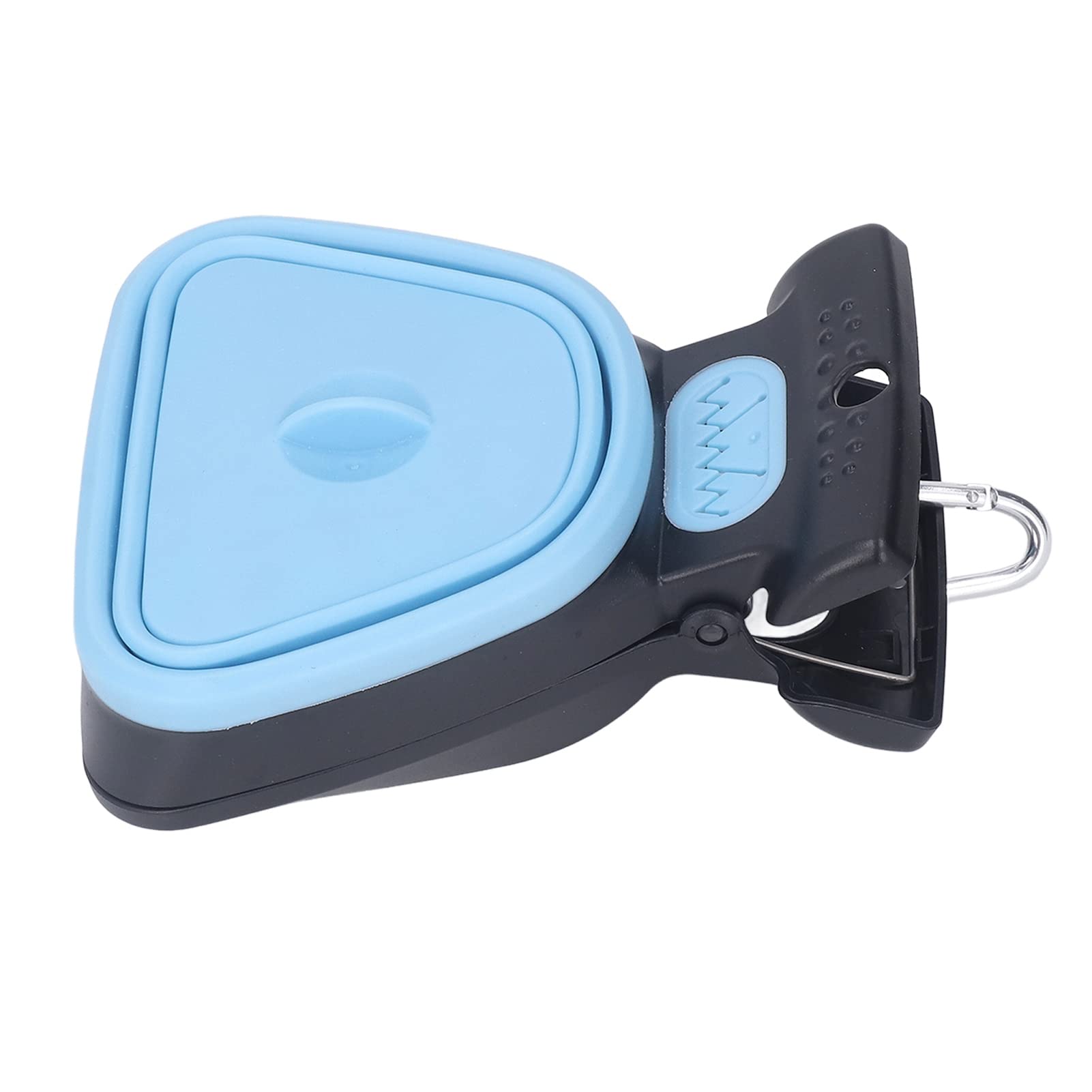 Pelle à crottes de Chien portative, Pelle à crottes de Chiot Portable avec Sac à ordures, Salle de Stockage des déchets Extensible pour Chiens de Petite, Moyenne et Grande Taille, (Bleue)