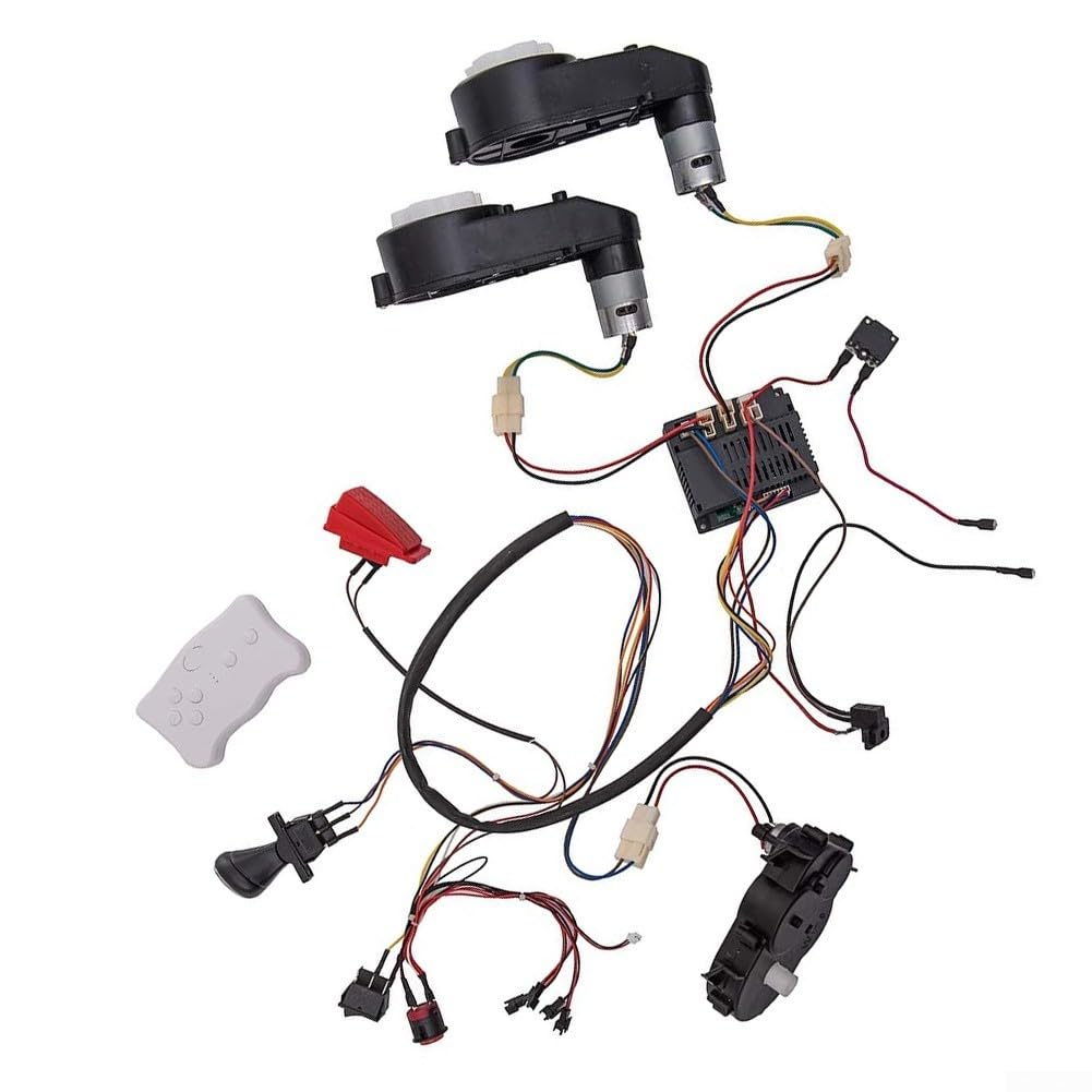 Kit de mazo de cables para coche eléctrico de 12 V con mando a distancia, receptor, motor y transmisión, juego completo para modificar vehículos infantiles