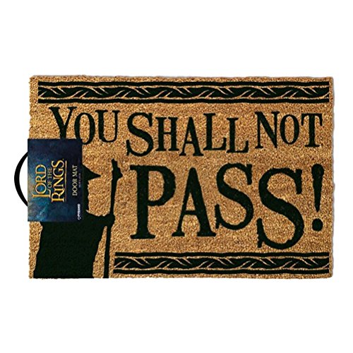 The Lord of the Rings Zerbino con Scritta a Tema Signore degli Anelli,...