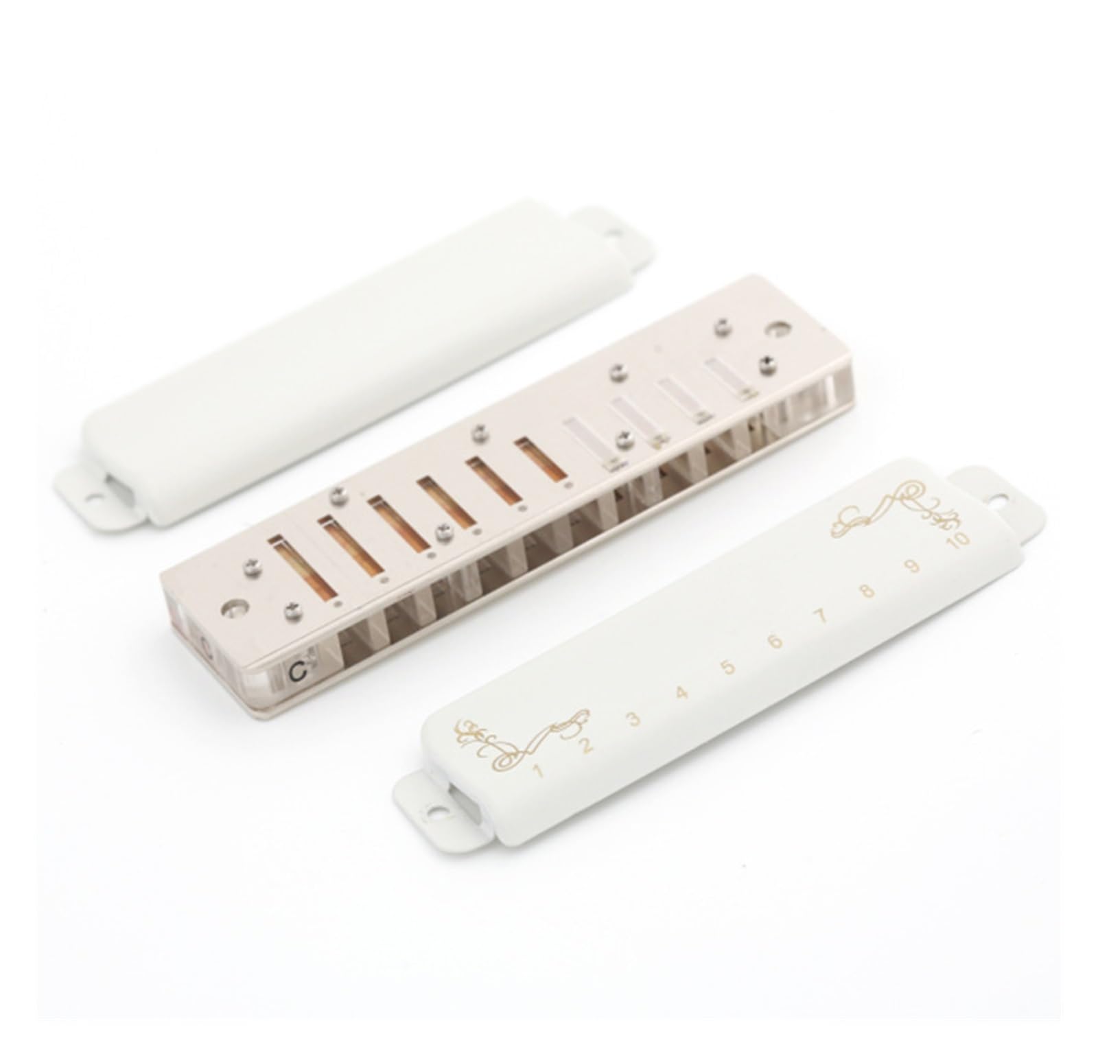 Mundharmonikas Professionelles 10-Loch-Mundharmonika-Musikinstrument