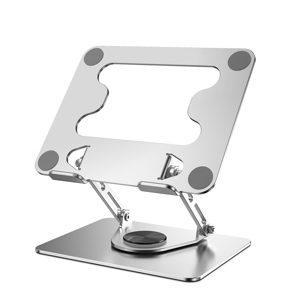 Supporto per computer portatile interamente in alluminio con ventola di raffreddamento pieghevole in lega di alluminio per computer portatile (colore: E) (D come mostrato) (E come mostrato)