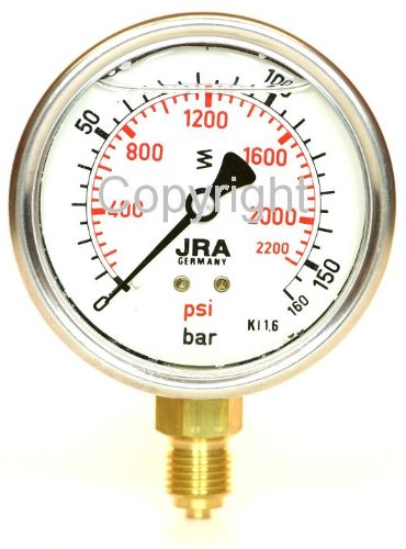 Manometro della glicerina JRA-Longlife 0-160 bar