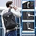 FENRUIEN 17 Inch Laptop Backpack for Men,Waterproof Anti Theft Computer Backpack with USB C Charging Port,Hardshell Gaming Laptop Bag,Black