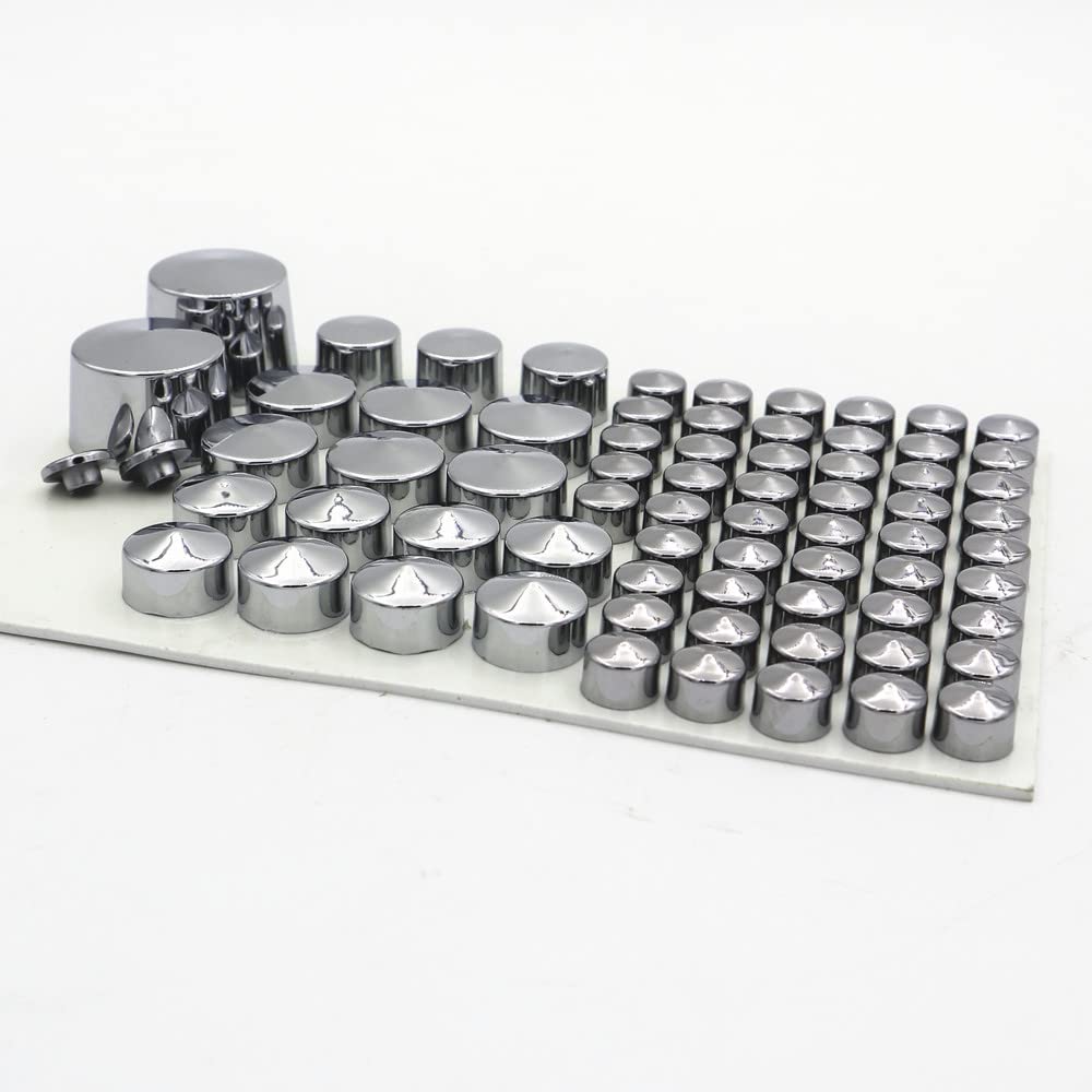 81Pcs Bullone Tappi Topper Copertura per Harley Softail Twin Cam 2007-Up