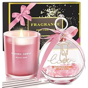 LE CADEAU Birthday Gifts for Women, Scented Candles Gifts for Mom Grandma, Aromatherapy Gift Box for Teacher…