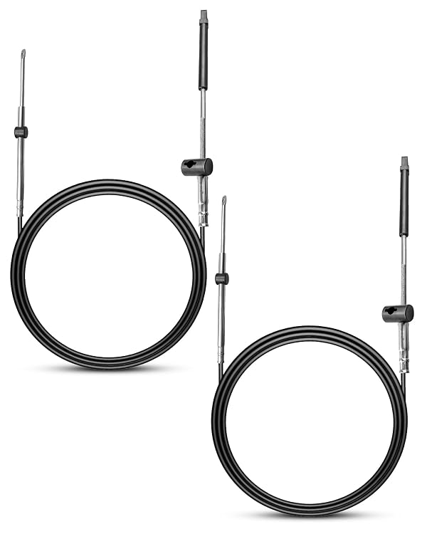 HUFEWU 2 PCS 33c Throttle and Shift Cables 13FT Boat Engine Control Cable Fit for Mercury Mariner Engines, Replace CC17913 by HUFEWU - Used condition - US$57.13