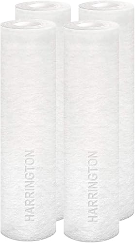 Harrington HVV1-10N Cartucho de repuesto de filtro de agua sedimento premium de 10" x 2.5" Fabricado en Estados Unidos para cualquier unidad RO Harrington HVV1-10N Cartucho de repuesto de filtro de agua sedimento premium de 10" x 2.5" Fabricado en Estados Unidos para cualquier unidad RO