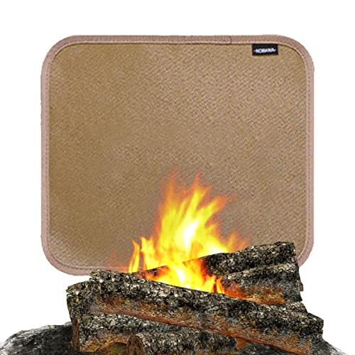 Truejoy Manta ignífuga | Brasero fibra vidrio - Resistente al calor hasta 2012 °F Fogones...