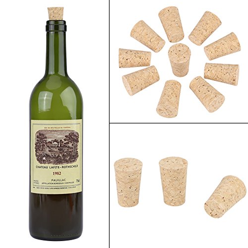 10PCS Bouchons de Vin Coniques en Liège Naturel de Qualité Supérieure Bouchons en bois à bière pour Artisanat de Vinification(22*17*35mm) - Image 6