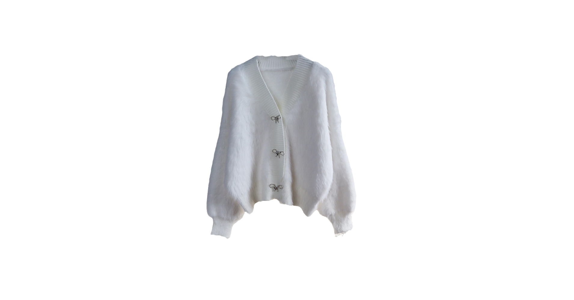 Amazon.com: Women's Mink Hair Plush Cardigan Sweater Long