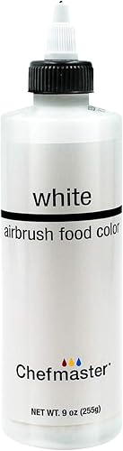 Chefmaster Aerógrafo en aerosol para alimentos, 9 onzas, color blanco