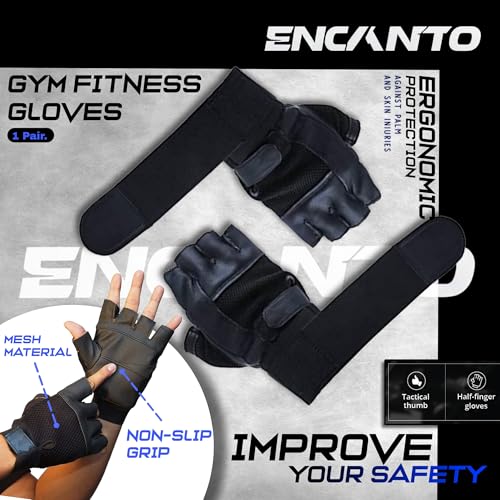 Image of Encanto Home Gym Combo 14 Kg Dumbbell Set, One Pair of Adjustable Dumbbell Rods with PVC Dumbbell Plates & Accessories