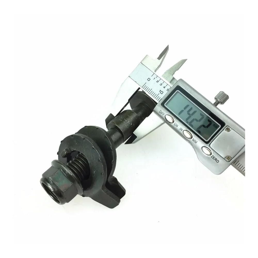 5 pezzi adatti for parti auto, quattro viti eccentriche for allineamento pneumatici, bullone di regolazione dell'angolo di campanatura, nero, 10,9-14,2 mm