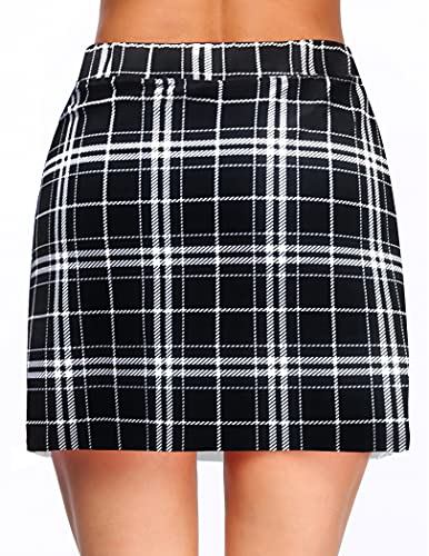 Image of Ekouaer 16 inch Golf Skorts for Woman with Inner Pockets Silicone Grippers Tennis Skirt Quick Dry Athletic Pickleball Skort