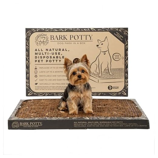 Bark Potty Disposable Dog Potty - Multi-Use, Odor Neutralizing, Non-Leaking - Replaces up to 60 Pee Pads - Indoor/Outdoor