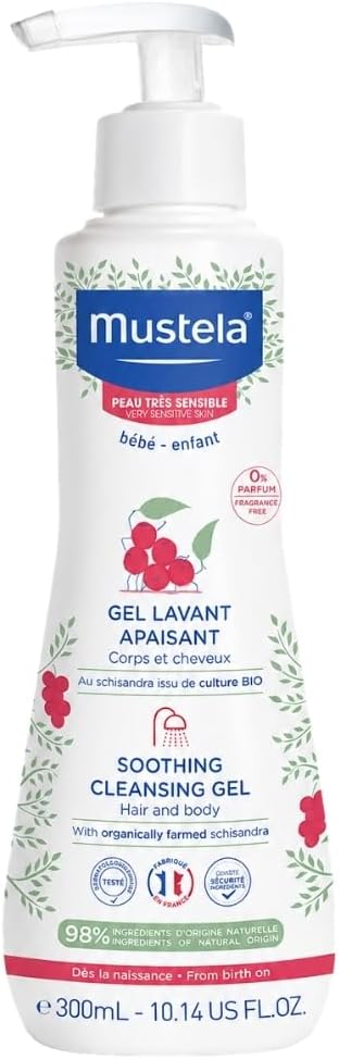 Mustela PTS GEL LAVANT APAISANT 300 ML /VERZACHTENDE WASGEL 300 ML