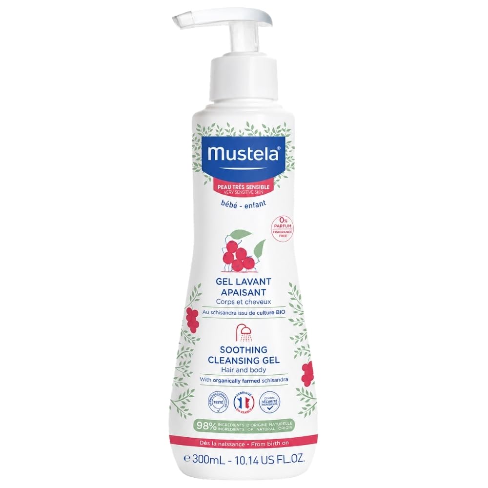 Mustela PTS GEL LAVANT APAISANT 300 ML /VERZACHTENDE WASGEL 300 ML