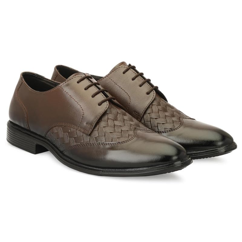 Image of Men's Anvil Formal Leather Shoes | Classic Oxford Dress Shoes | Comfortable Office & Wedding Footwear