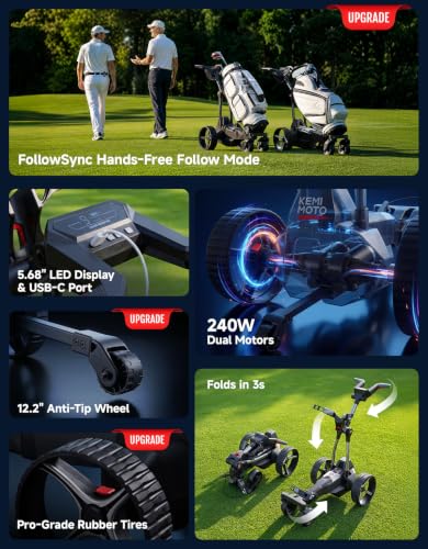 KEMIMOTO ApexAI Electric Caddy
