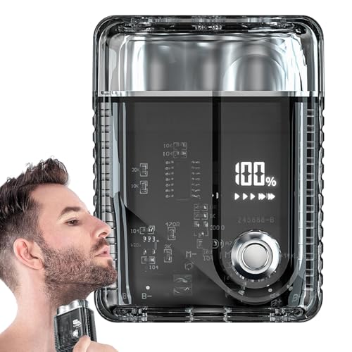 Rasoir à barbe étanche IPX-7 compact rechargeable pour un rasage net et rapide