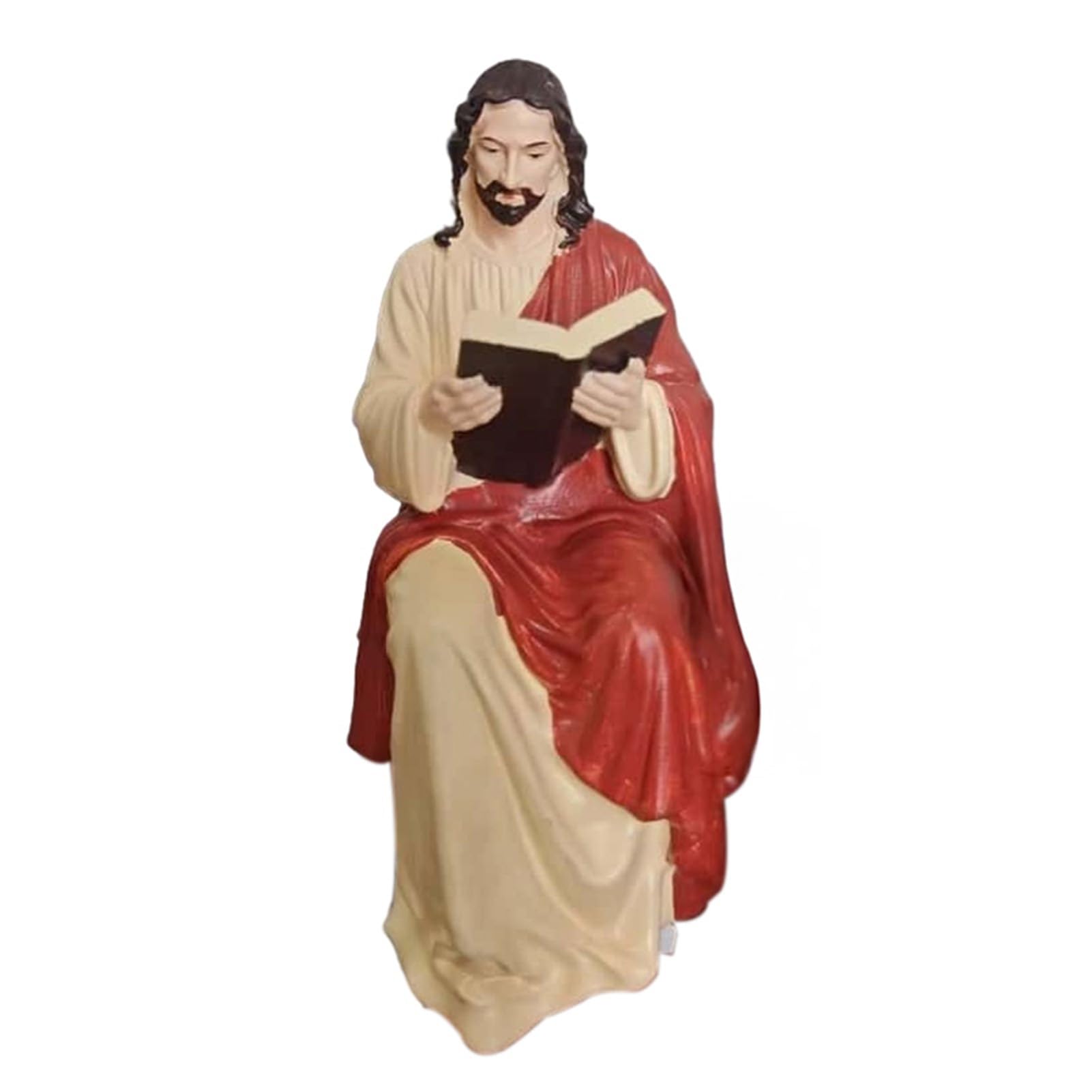 pidodou Christian Resin Bookshelf Figurines for Home Office Decor