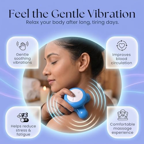 Image of Concepta Massage Machine For Body Pain - Mimo Mini Massager Machine for Body Pain Relief, Portable USB Powered Body Massager