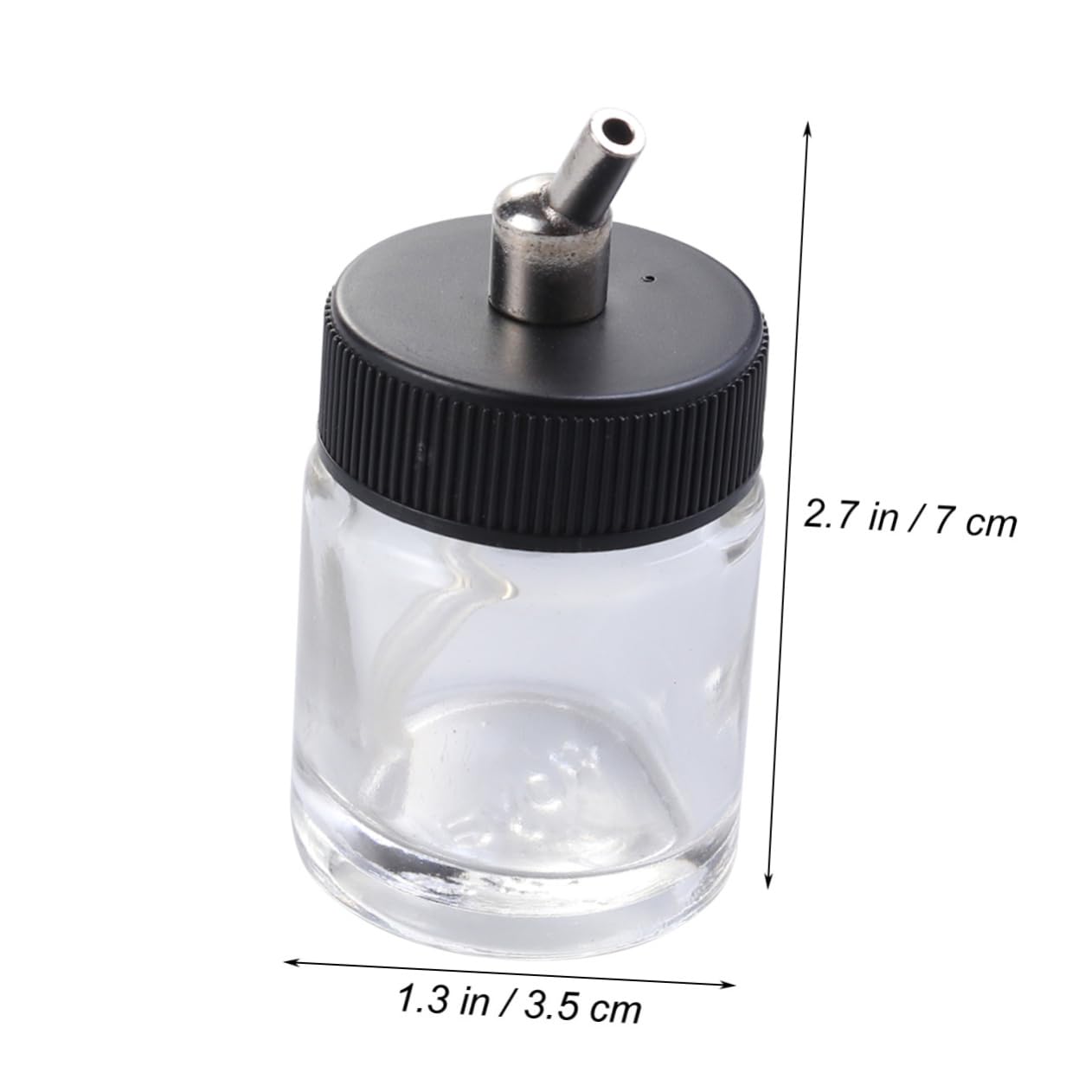 DOITOOL Chimney Brush Bottles Spray Paint Airbrush Paint Jars Empty Containers for Paint Brushing Airbrush Paint Cups Silicone Bottle Brush Airbrush Mixing Cups Travel Tumbler