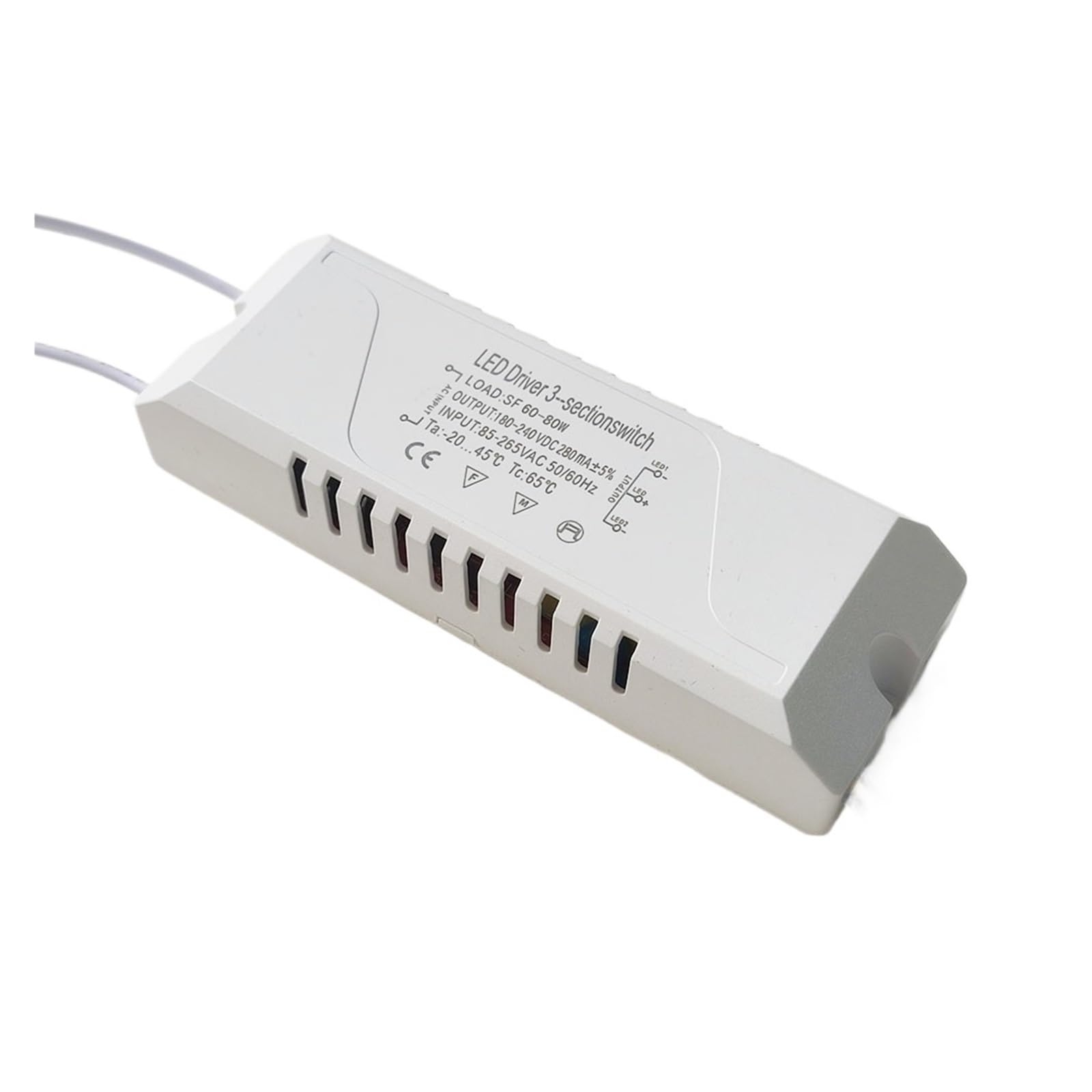 Pilote LED AC85-265V avec connecteur 3 broches pour stabiliser l'éclairage de votre plafonnier