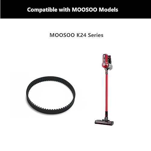 Miniatura 3 de Cinturón de repuesto para aspiradora inalámbrica Moosoo K24 (2 correas)