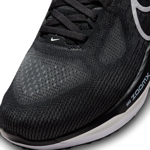 Image of Men's Nike Vomero 17 in Black /Volt-LT Smoke Grey-White