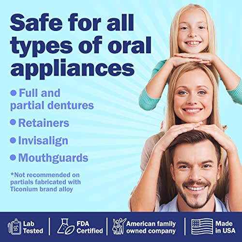 Smile Again Denture, Mouth Guard, Night Guard, Retainer Cleaner And Disinfectant - Mint Flavor - 6 Month Supply … #TOP1