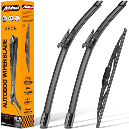 3 Wipers Replacement for Chevy Chevrolet Traverse Windshield Wiper Blades with Rear 2012 2013 2014 2015 2016 2017 24"+21"+13inch