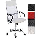 GAMA DE COLORES: El tapizado de la silla de ordenador está disponible en negro, blanco, rojo y gris.