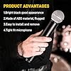 YIBEICO 2-Pack Replacement Battery Cover for Shure BLX2/SM58,Beta58,PG58 Wireless Microphone to Repair The Broken Part #2