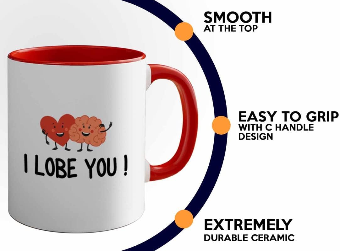 Pharmacist Two Tone Red Edition - I Lobe You - Nurse Doctor Chemist Pharmacy Technician Patient Practicioner Laboratory Research Technologist