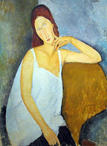 Amedeo Modigliani Jeanne Hebuterne affiche d'art anagoria format medium mat