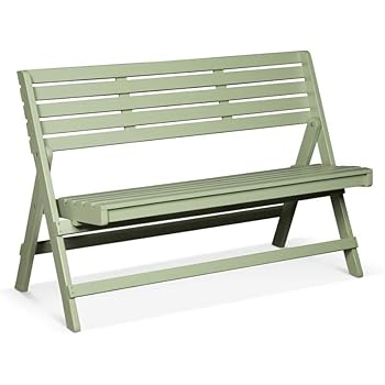Amazon De Lanterfant 7434049272235 Gartenbank Cees Klappbar Akazien Holz Lackiert Erhaltlich In Zwei Farben Grun