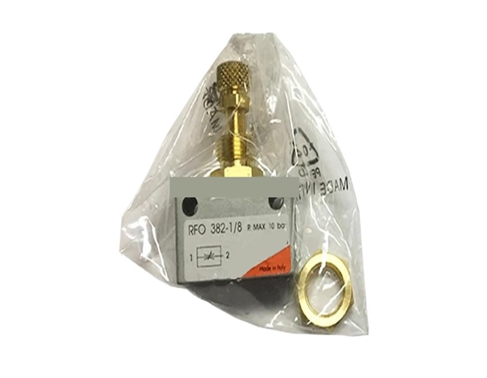 RFO 383-1/8 Vanne de régulation de débit pneumatique et limiteur d'échappement