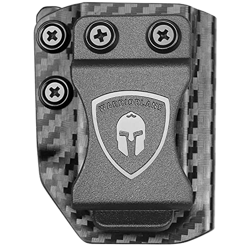 Universal Mag Carrier Iwb/Owb Carbon Fiber Kydex Magazine Holster Fit: 9Mm / .40 Double Stack, Ambidextrous Carbon Fiber Kydex Magazine Holder, 9Mm / .40 Double Stack Magholster #TOP10