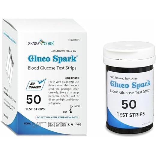 GlucoSpark 50 Strips