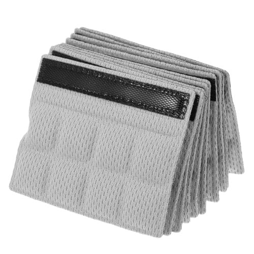Zerodeko 10pcs Ergonomic Sweat Absorbent Cushion for Bicycle Helmets Thickened Protective Liner for Comfortable Long Rides