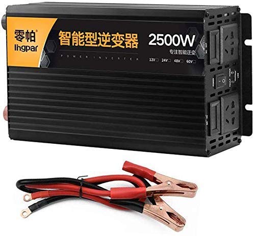 2500W 3200W 4200W 5200W Pure Sinus DC-Wandler 12V/24V AC 220~230V/USV Sektorstecker und Anschlüsse USB-Autotransformator Notebook