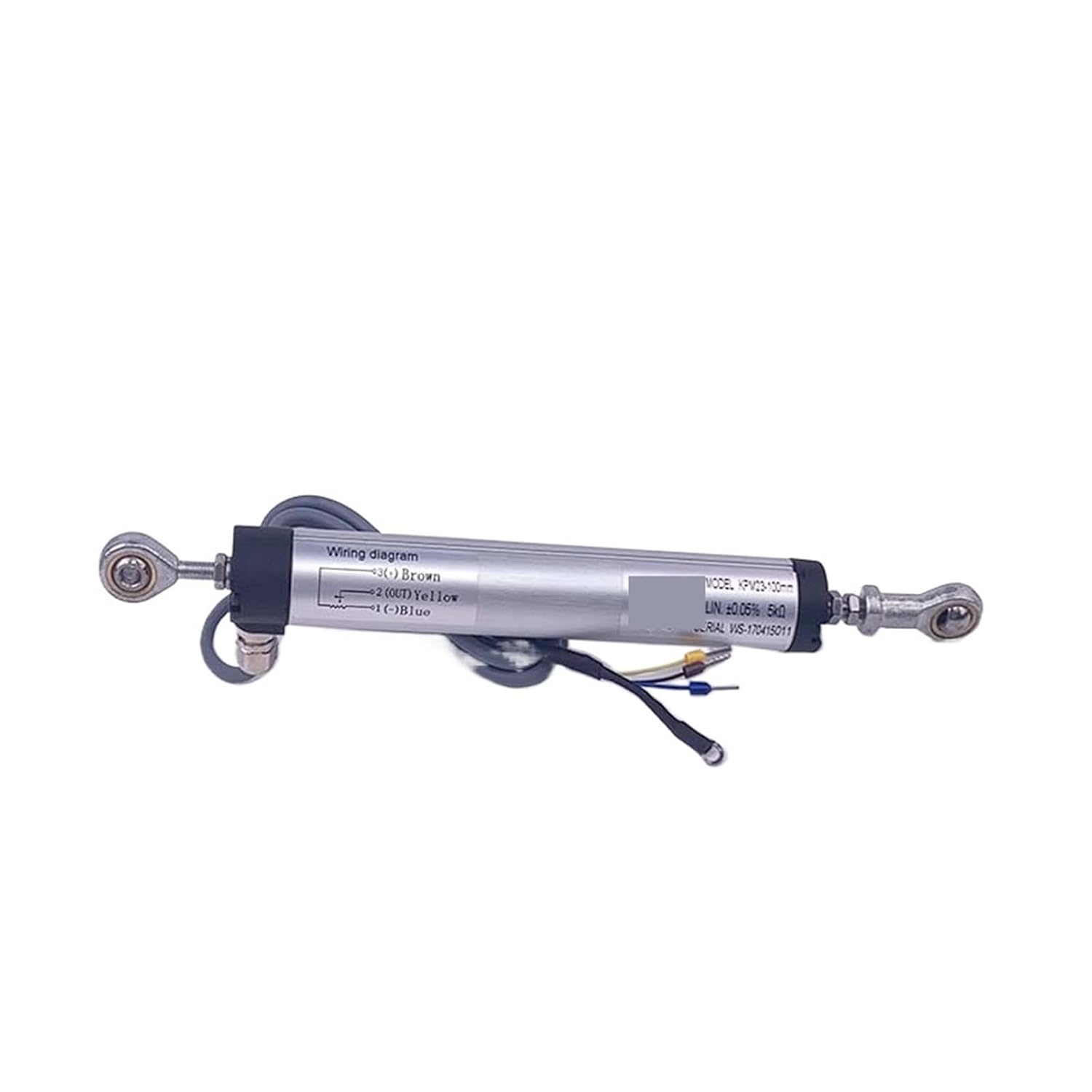 Position Ruler Sensors Articulated Displacement Sensor with 2 Ball Joint KPM23 15mm-300mm Small Diameter 23mm Linear Transducer(50mm)