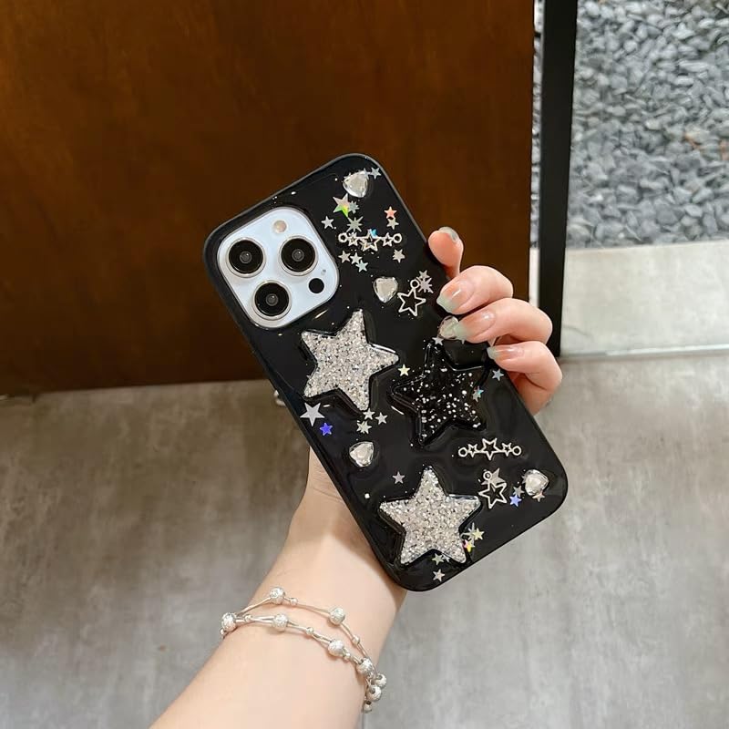Amazon.com: LOLAGIGI for iPhone 11 Case Bling Stars 3D
