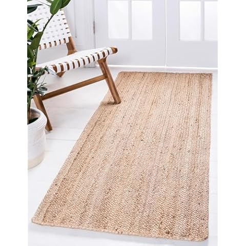 FRELISH DECOR Handwoven Jute Runner Cover