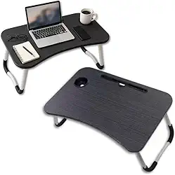 Mesa Portátil Dobrável Para Notebook Multiuso com Apoio Ergonômico Para Cama, Sofá, Escritório e Home Office