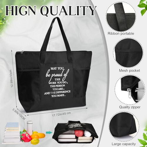 Image of Paterr 10 /20 /30 Pcs Thank You Tote Bags Bulk for Women Appreciation Gift for Employee Teachers Coworker Cna Nurse Staff