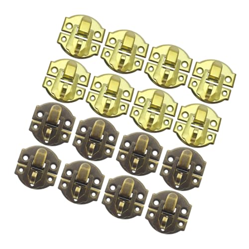 IWOWHERO 20pcs Box Wooden Box Buckle Hasp Buckle Small Latch Metal Hasp Lock Boxes Buckle Hasp Latch Small Lock Jewelry Boxes Buckle Iron